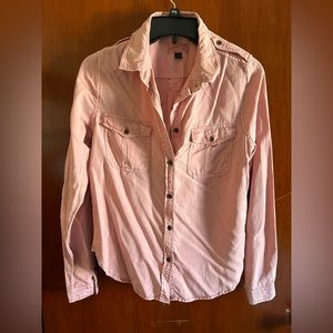 Target / Universal Threads / Soft Pink Button top / S